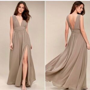 Lulus Maxi Bridesmaid Dress